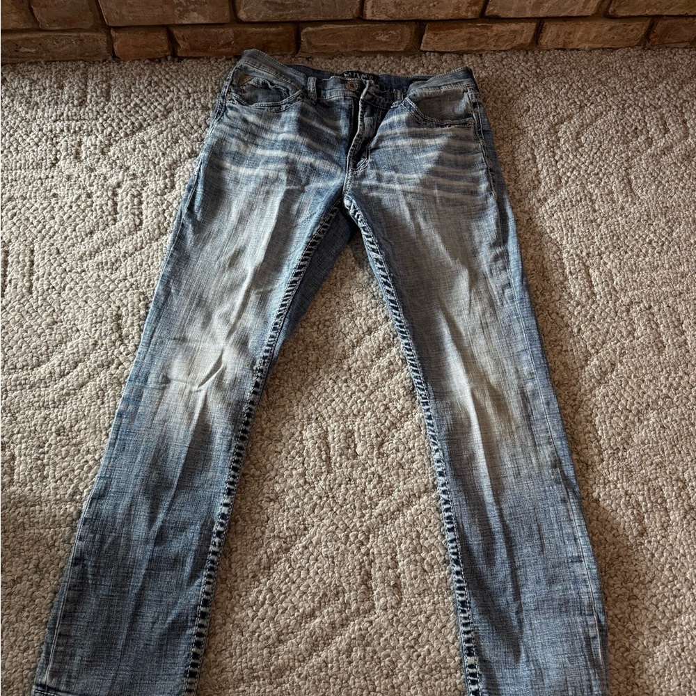 Salvage Light Blue Straight Jeans